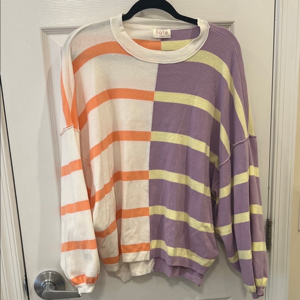 Fate Multicolor Striped Sweater